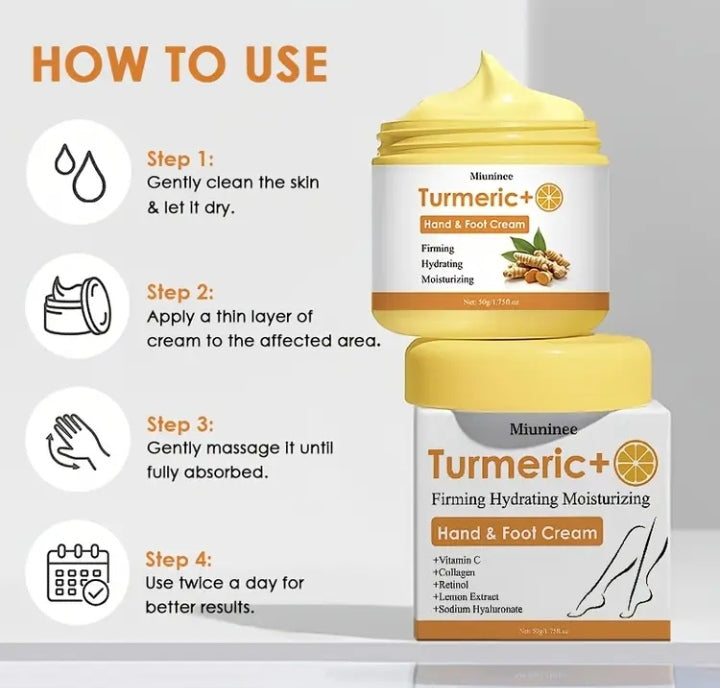Tumeric hand & foot cream