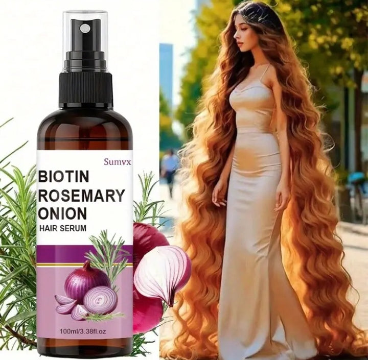 Biotin Rosemary onion hair serum