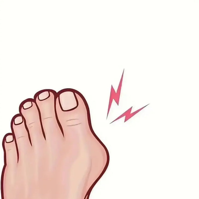 2pcs silicone toe separatir fore protector set