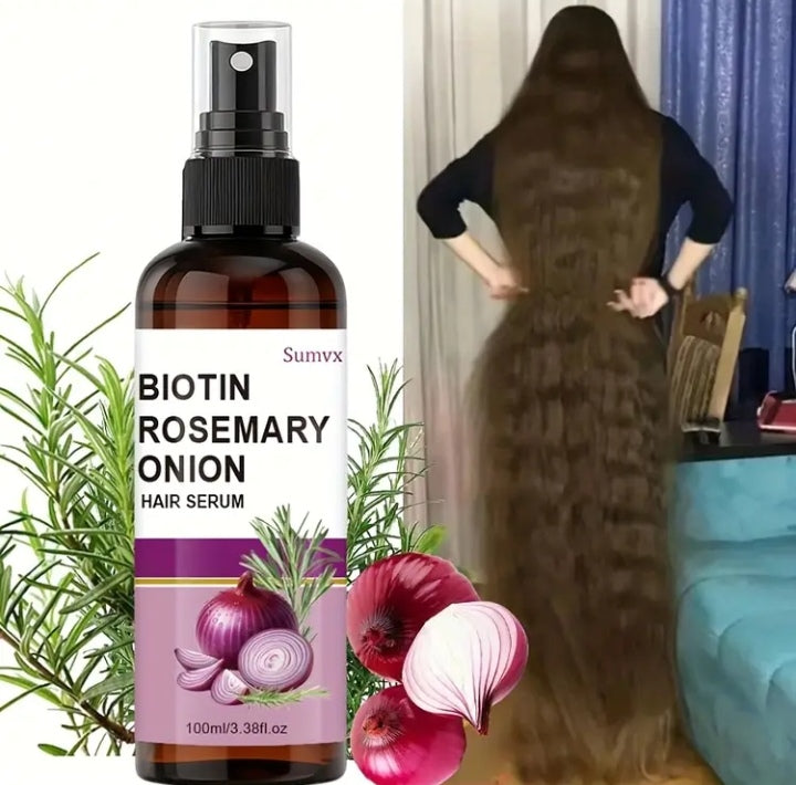 Biotin Rosemary onion hair serum