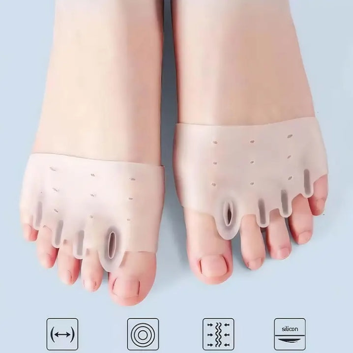 2pcs silicone toe separatir fore protector set