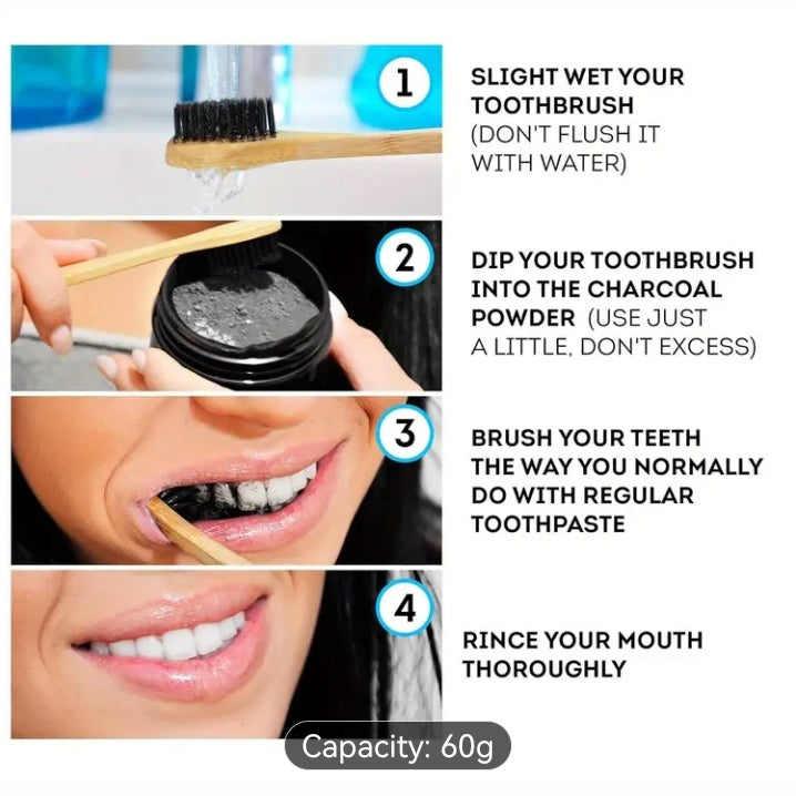 Activated Charcoal Teeth Whitening