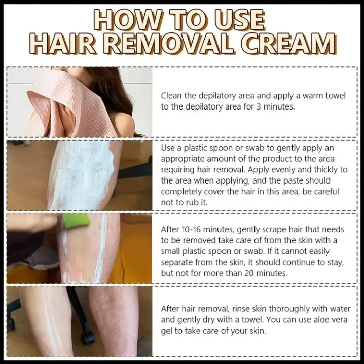 Hair removal cream