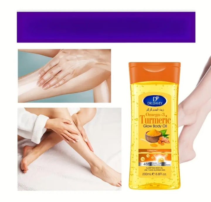 Tumeric glow body oil
