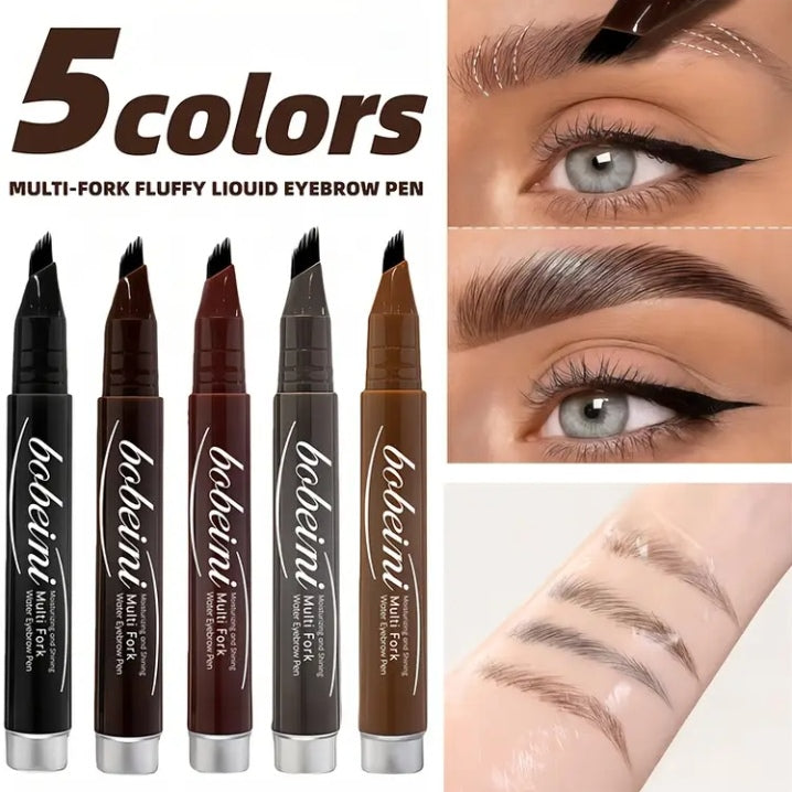 Dual action quick water eyebrow pencil