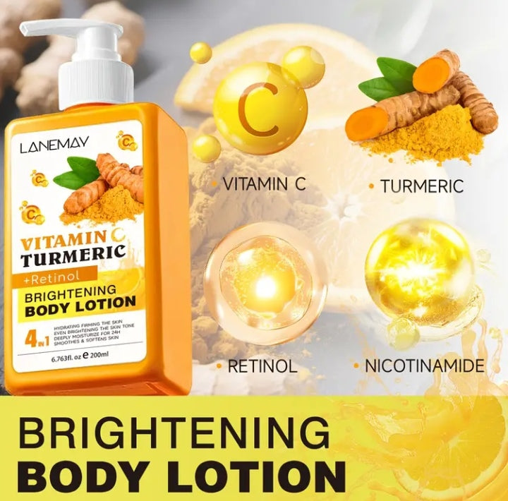 Tumeric body lotion