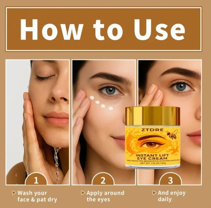 Instant lift eye cream