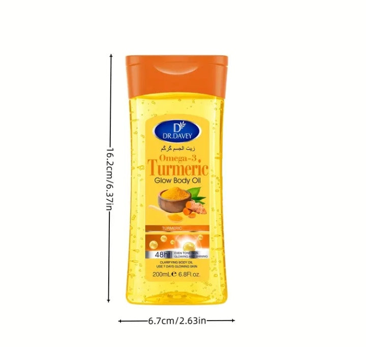 Tumeric glow body oil