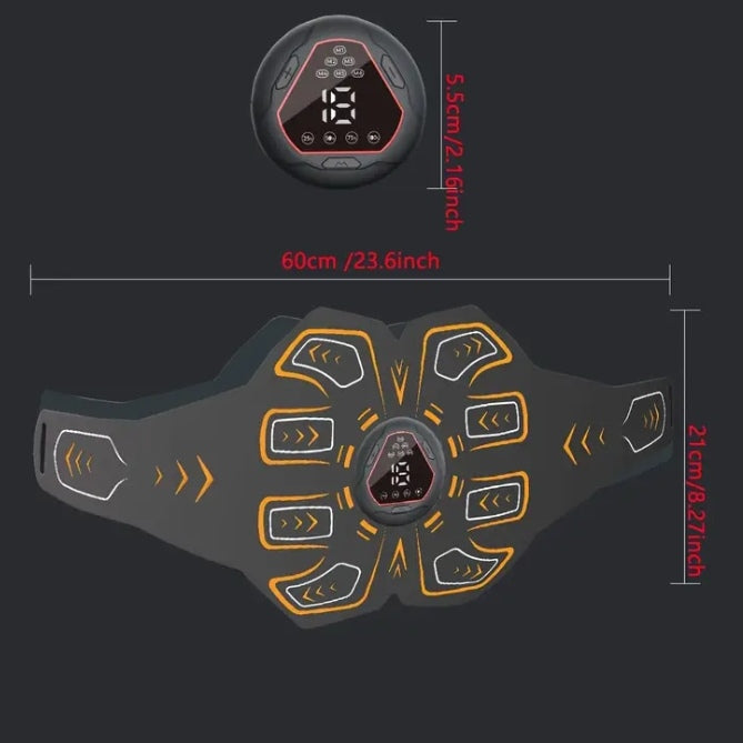 Electric abdominal vibrating belt
