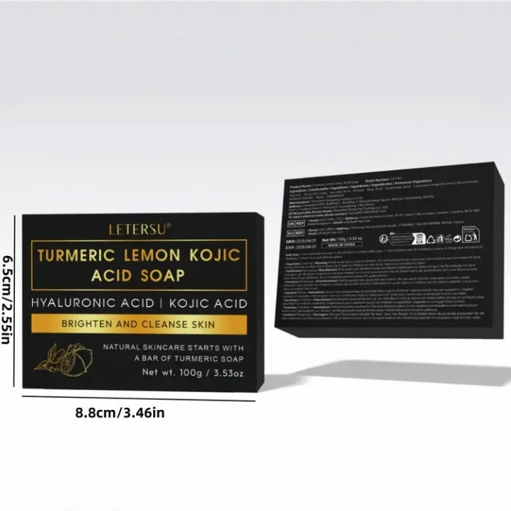 Tumeric & lemon brightening Kojic soap