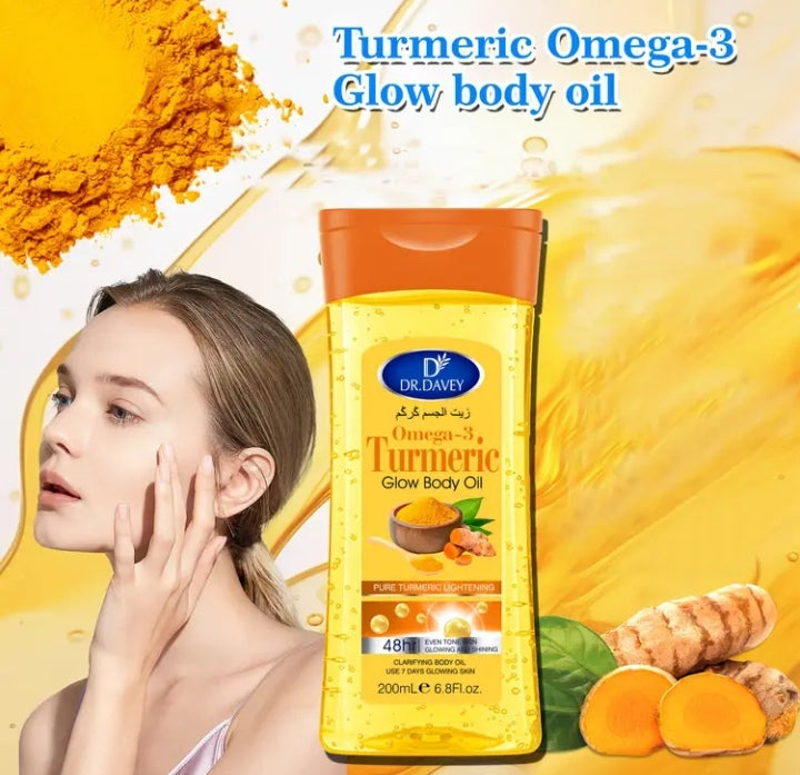 Tumeric glow body oil