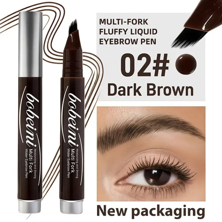 Dual action quick water eyebrow pencil