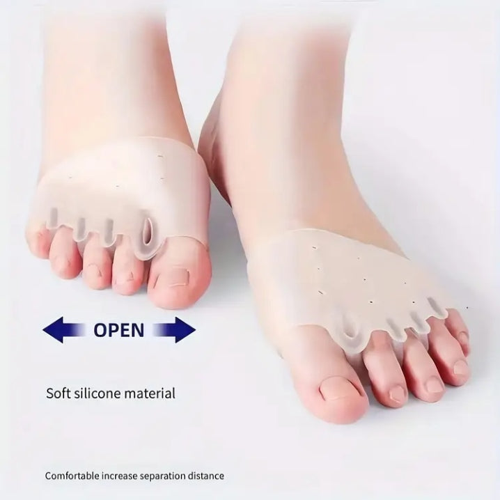 2pcs silicone toe separatir fore protector set